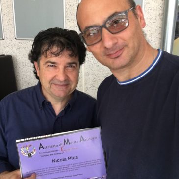 Conferito il premio “Behind the Scenes” all’artista Nicola Pica