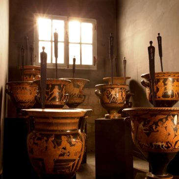 Museo del Sannio Caudino di Montesarchio, nuovo allestimento: Rosso Immaginario_Il Racconto dei vasi di Caudium.