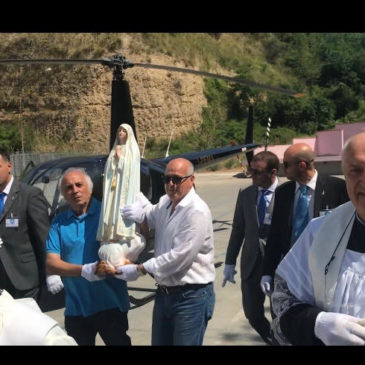 Ponte. Folla di fedeli per la Madonna di Fatima