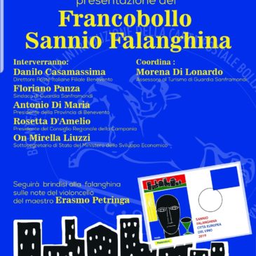 Un francobollo celebrativo per Sannio Falanghina “Città europea del vino”