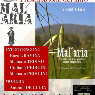 Presentazione del libro Mal’aria. Voci, volti, musica e parole dal Grande Brigantaggio