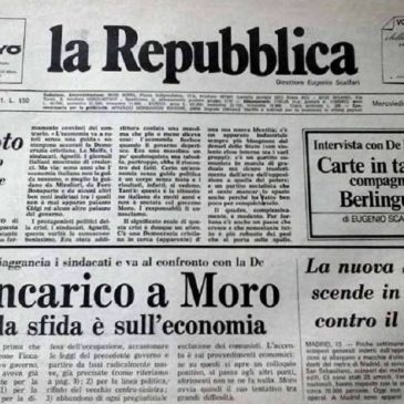 Accadde oggi: 14 gennaio 1976, esce il primo numero della Repubblica