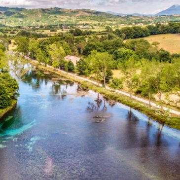 Immagini dal Sannio: il fiume Volturno con i suoi paesaggi e panorami