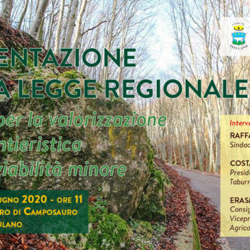 Presentazione della Legge per la valorizzazione della sentieristica e della viabilità minore