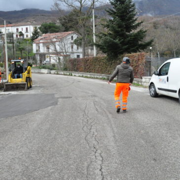 Di Maria: sopralluogo lungo le strade provinciali di Cautano