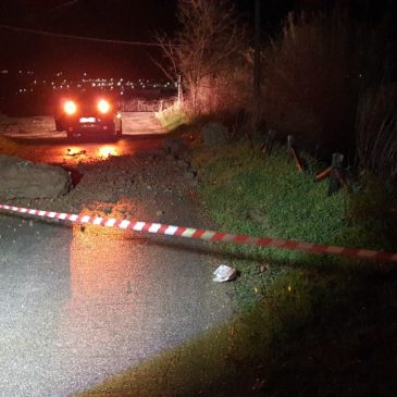 Maltempo: smottamento a San Lorenzo Maggiore e piena a Telese Terme