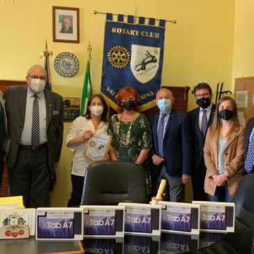 Club Rotary Valle Telesina: consegnati dieci  tablet alle scuole presenti sul territorio