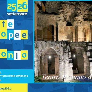 Teatro Romano di Benevento, aperture straordinarie: “Patrimonio culturale: TUTTI inclusi!”