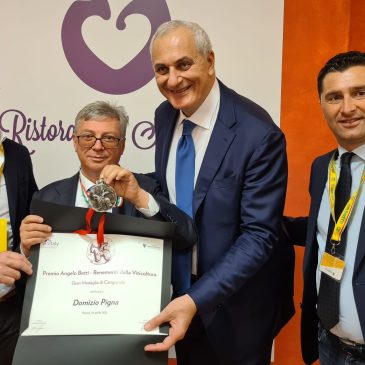 Vinitaly, A Domizio Pigna il premio ” Benemeriti viticoltura italiana”