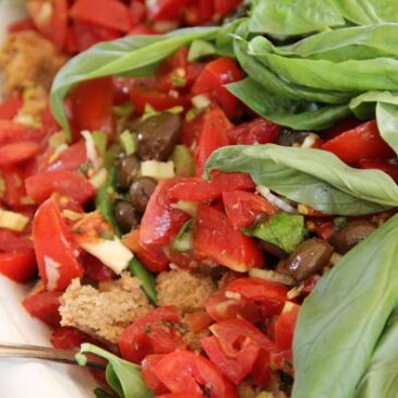 La panzanella telesina, il fresco piatto a base di taralli e acqua sulfurea