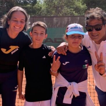 Tennis, Niccolò e Gioia del Circolo “De Goti” sfiorano l’impresa a Cagliari