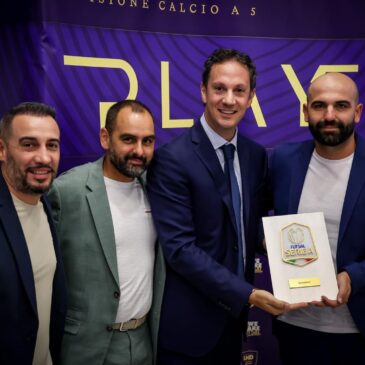 Benevento 5, antipasto di Serie A: il club premiato all’evento “Play”